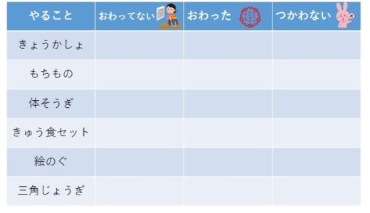 毎日の準備をサポートする教材３つ！